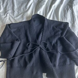 Elegant Navy Blue Women's Sweater